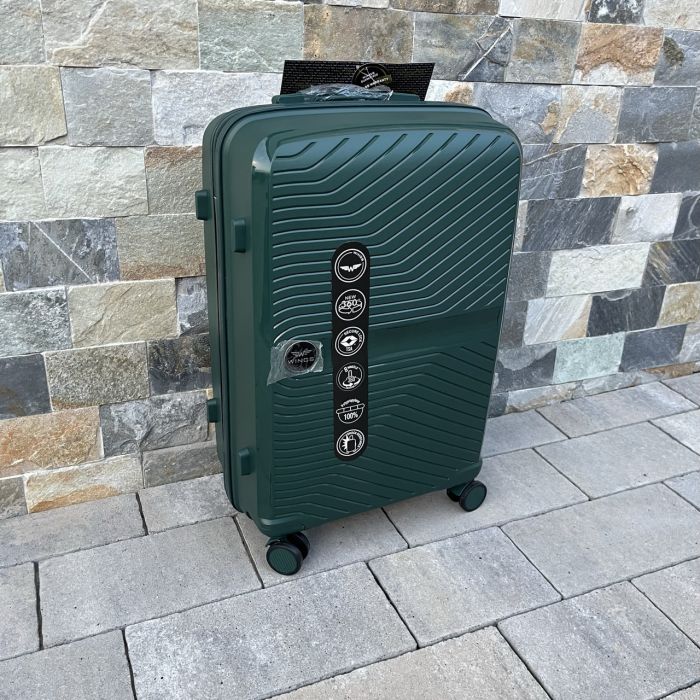 Валіза дорожня середня з поліпропілену Wings DQ181-04 M Зелений