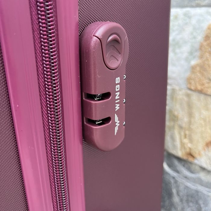 Валіза дорожня велика Wings 266 L Бордовий