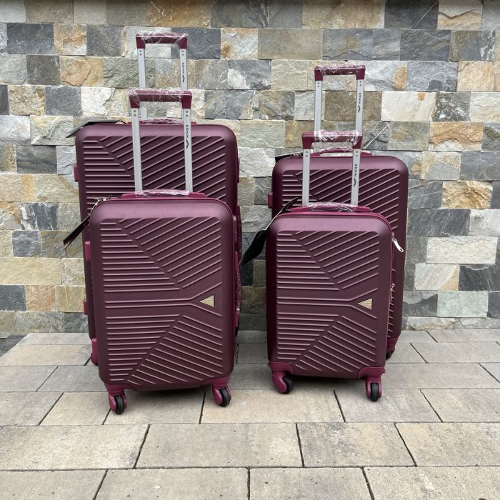 Валіза дорожня міні (ручна поклажа) Wings 266 XS Бордовий