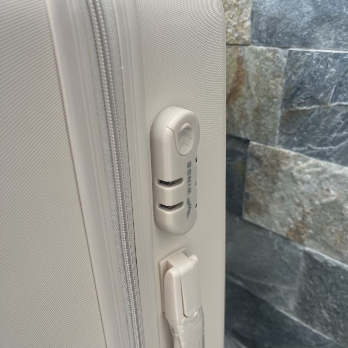 Валіза дорожня середня Wings 266 M Кремовий