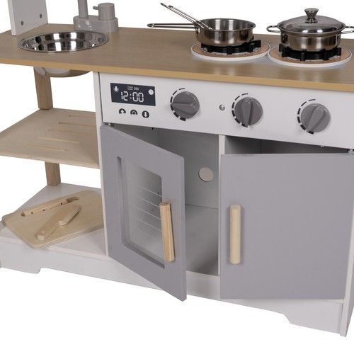 Детская игровая кухня KRUZZEL 21933 Белый/бежевый/серый