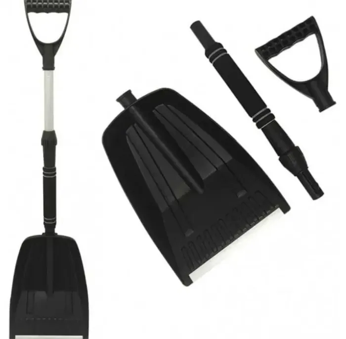 Телескопическая лопата для снега SAP08 Черный
