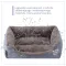 Лежак для собак/кошек KOT10 Elegant XL 80x65x17 см Серый