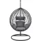 Подвесное кресло-кокон с подушкой Ecarla KR23 Черный