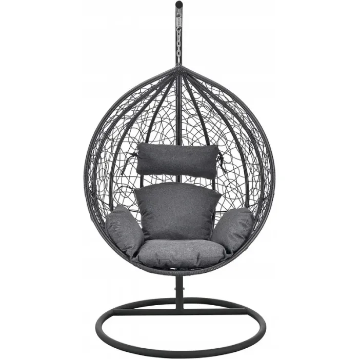 Подвесное кресло-кокон с подушкой Ecarla KR23 Черный