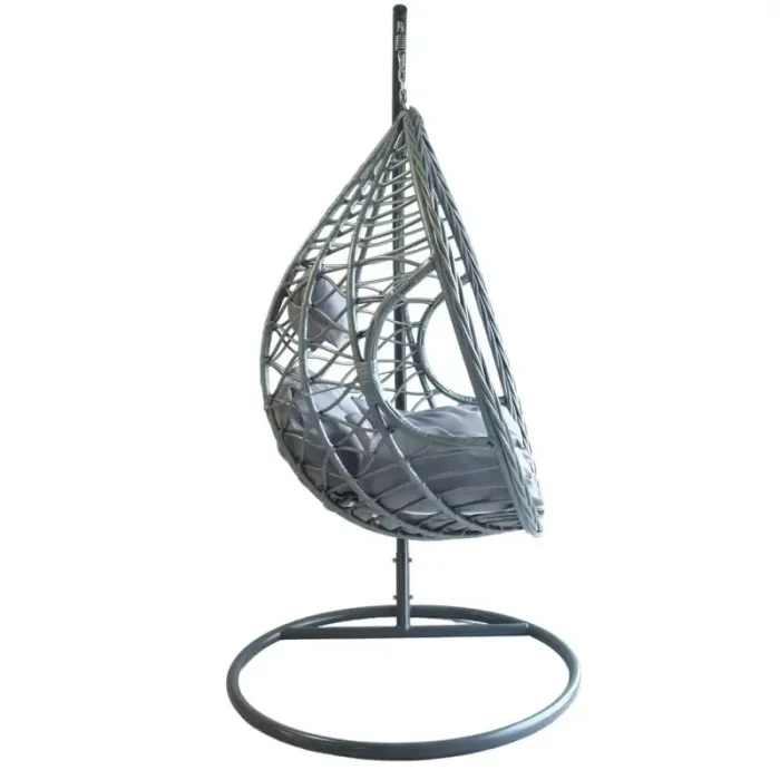 Подвесное кресло-кокон с подушкой Ecarla KR26 Серый