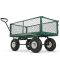 Транспортная тележка садовая + брезент HIGHER WOS02 89х49х22 см | 450 кг