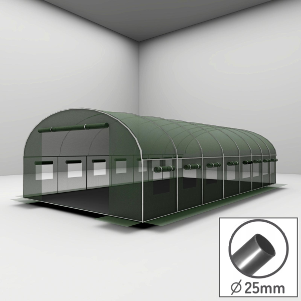 Теплиця Ideal Garden GHT800400 8х4х2 м 32 м² (труба 25 мм)