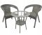 Набор садовой мебели IdealGarden MAS-RS - стол 60 см + 2 кресла | Серый