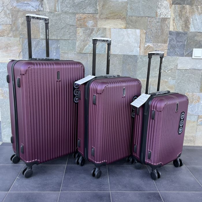 Валіза дорожня  середня Wings EGRET M Бордовий