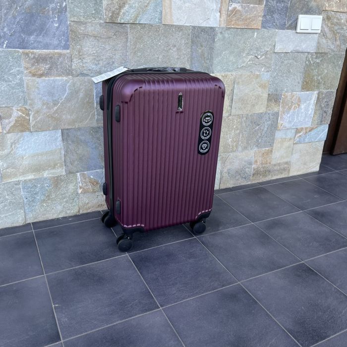 Валіза дорожня  середня Wings EGRET M Бордовий