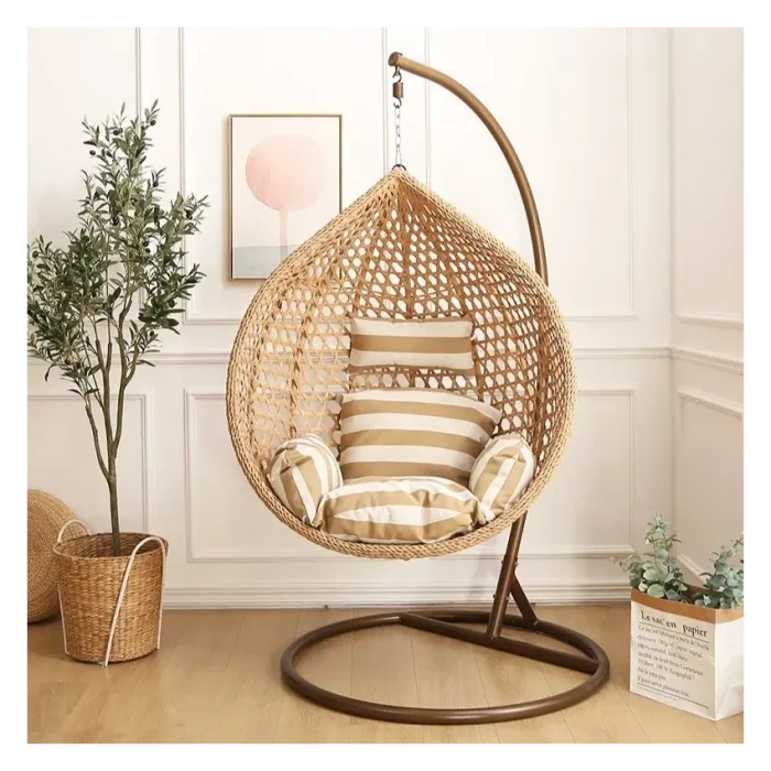 Подвесное кресло-кокон с подушкой Ecarla KR28 Коричневый