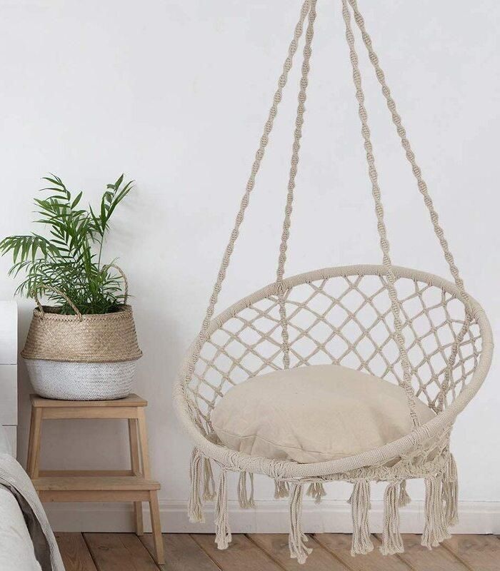 Подвесное кресло-качалка с подушкой GORDON G331 Бежевый