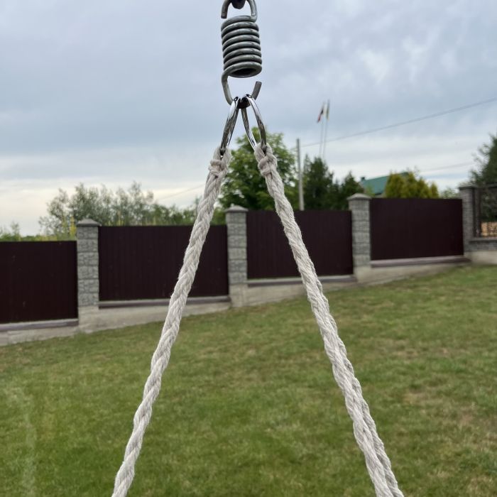 Підвісне крісло-гойдалка з подушкою GORDON G332 Бежевий/хакі