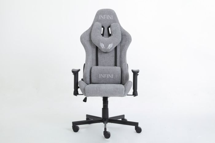 Компьютерное кресло из ткани Infini LUXOR Светло-серый