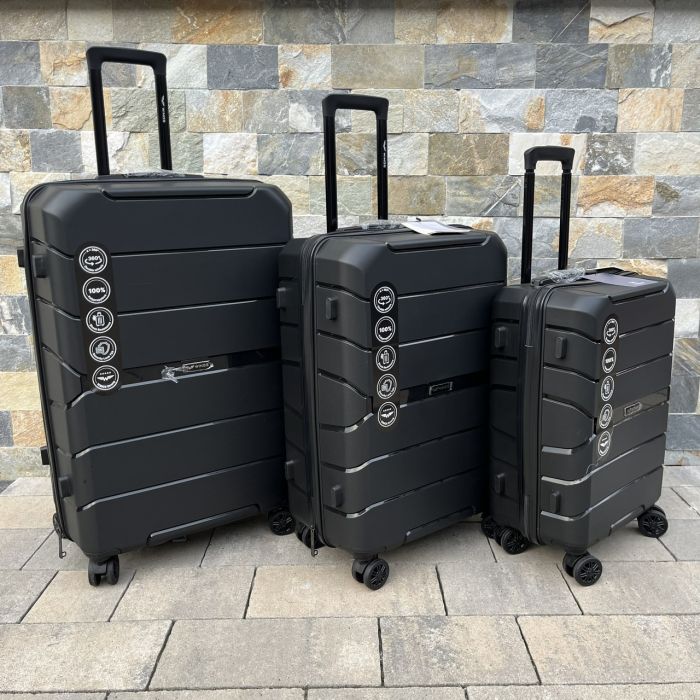 Валіза дорожня мала з поліпропілену Wings PP06 S Чорний