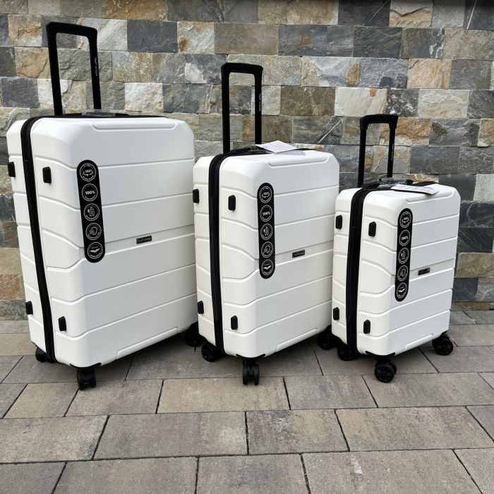 Валіза дорожня мала з поліпропілену Wings PP06 S Білий