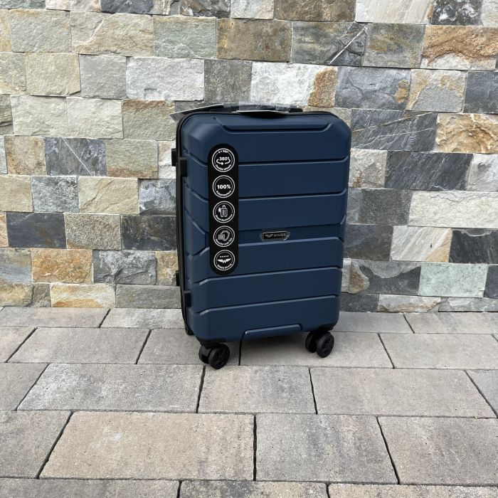 Валіза дорожня мала з поліпропілену Wings PP06 S Синій