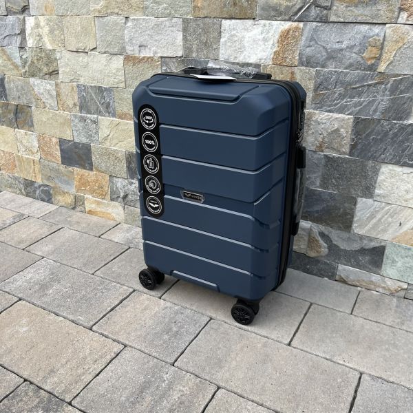 Валіза дорожня мала з поліпропілену Wings PP06 S Синій