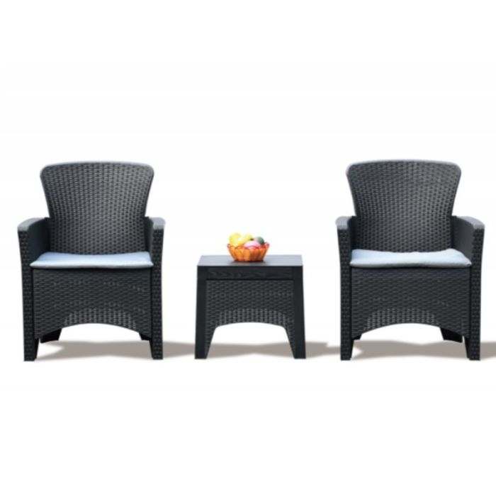 Комплект садовой мебели Bella SC08 графитовый