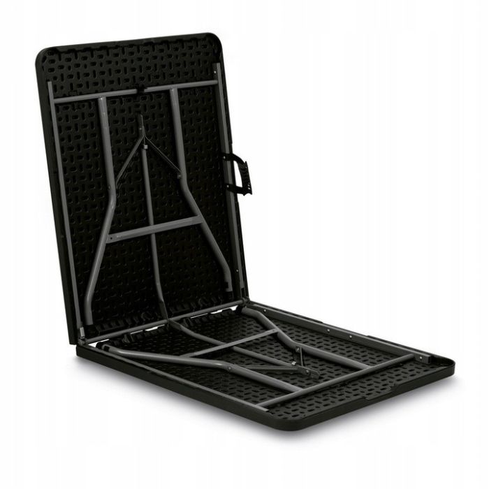 Садовый стол раскладной Agromen 7198 | 180х70х74 см Черный