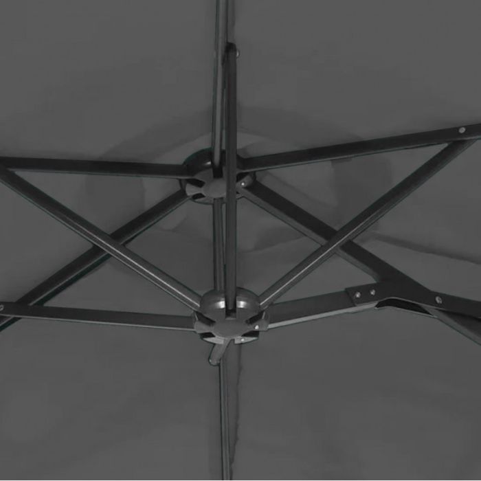 Парасоля садова з нахилом Ecarla OGP04 Графітовий