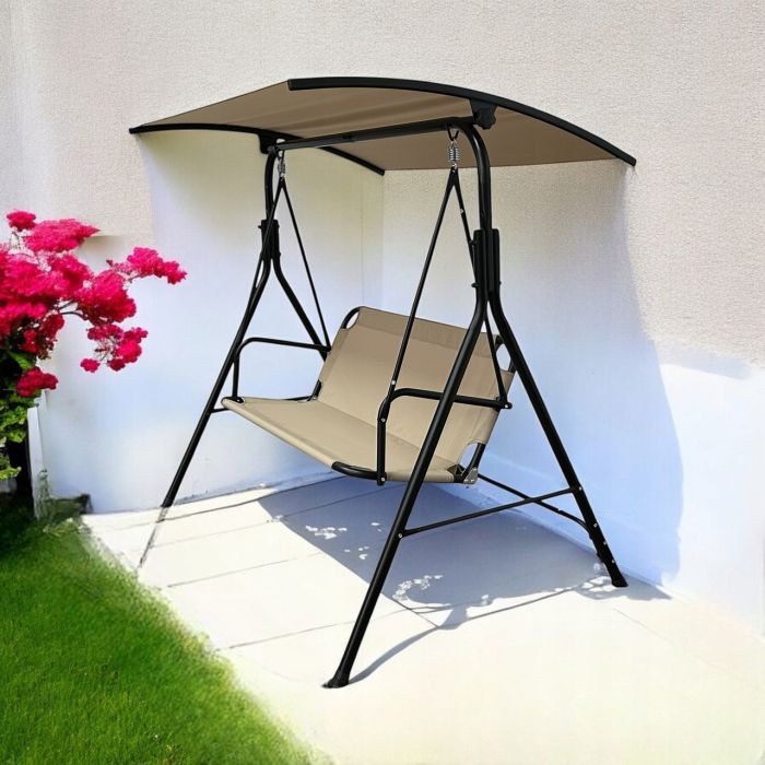 Садовые качели IdealGarden MAS-4006 3-х местные Бежевый