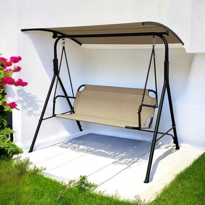 Садовые качели IdealGarden MAS-4006 3-х местные Бежевый