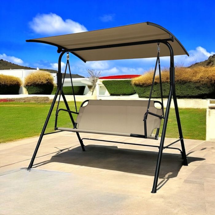 Садовые качели IdealGarden MAS-4006 3-х местные Бежевый