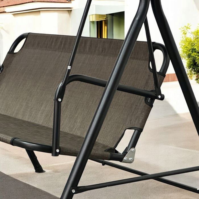 Садова гойдалка IdealGarden MAS-4006 3-х місна Коричневий