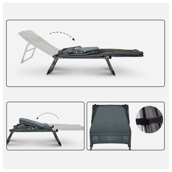 Туристичне ліжко складне Ecarla AR06SZ 200 x 64 см Графітовий