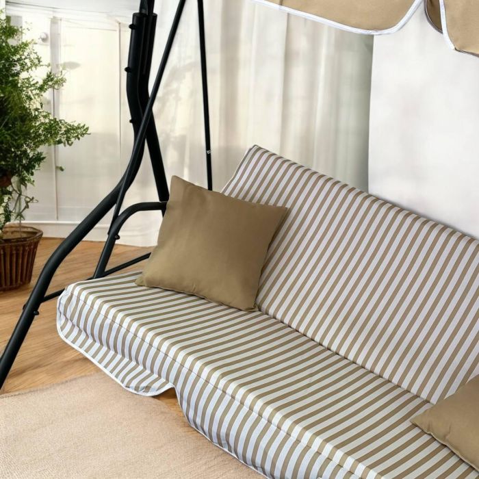 Садовые качели IdealGarden MAS-4003A 3-х местные Бежевый