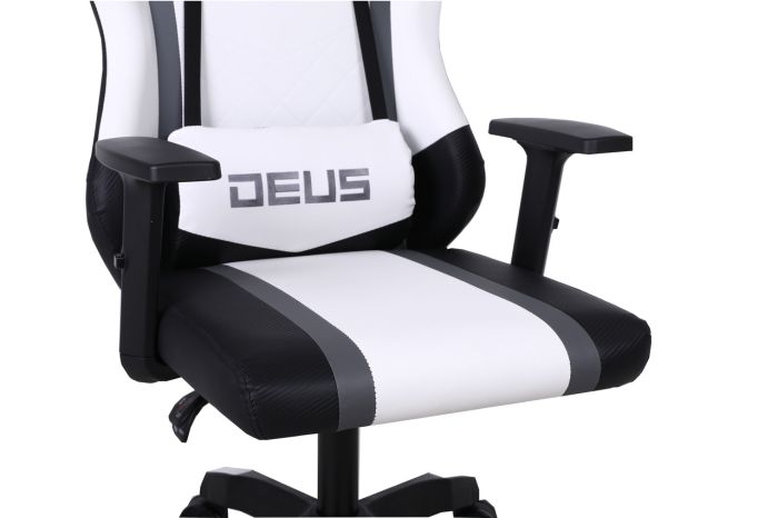 Комп‘ютерне крісло DEUS Storm Чорно-білий