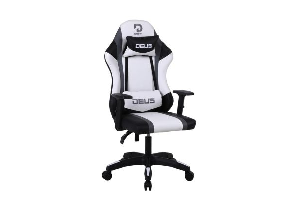 Комп‘ютерне крісло DEUS Storm Чорно-білий