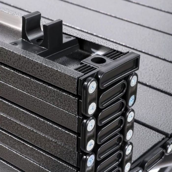 Розкладний стіл для кейтерингу Ecarla SC09SZ | 95x56x50 см Сірий