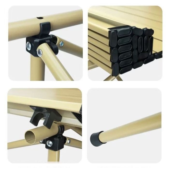 Раскладной стол для кейтеринга Ecarla SC10JBR | 53x51x50 см Бежевый