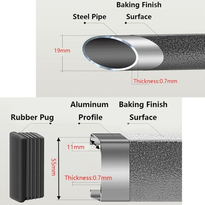 Раскладной стол для кейтеринга Ecarla SC10BR | 53x51x50 см Коричневый