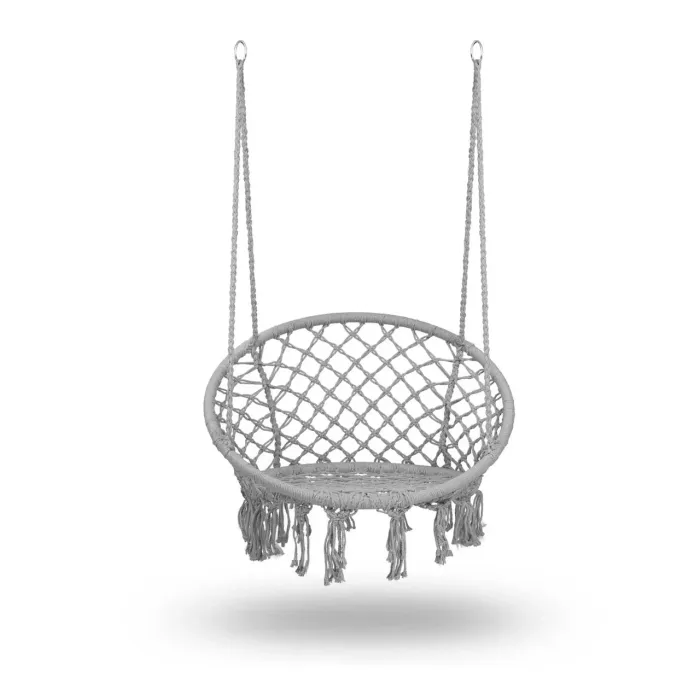 Подвесное кресло-качалка без подушки BOHO 290002 Серый
