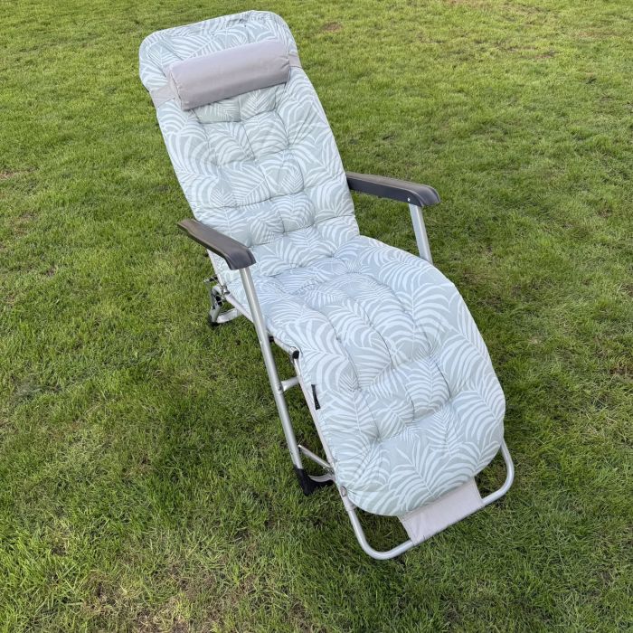 Садовый шезлонг тканевый + матрас Sofotel ChillWell 286403 Светло-зеленый