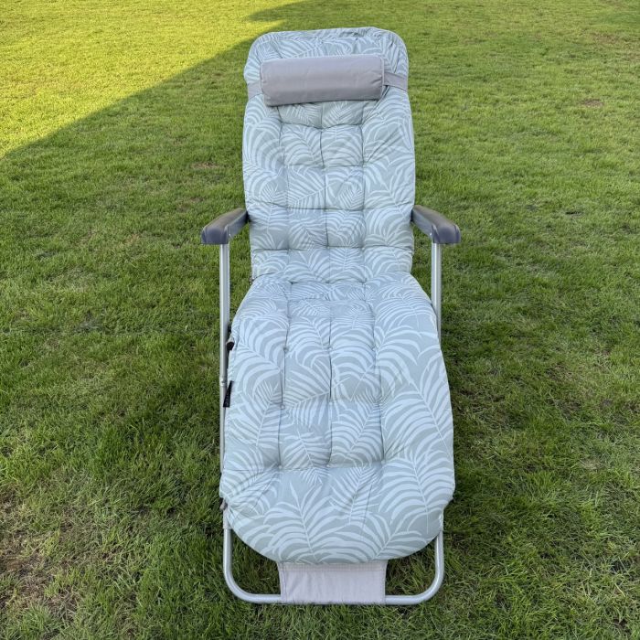 Садовый шезлонг тканевый + матрас Sofotel ChillWell 286403 Светло-зеленый