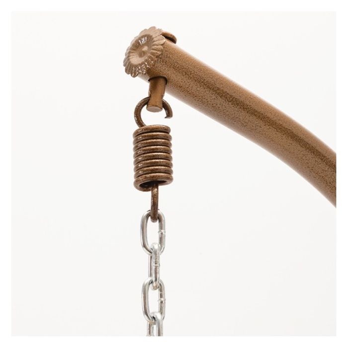 Підвісне крісло-кокон з подушкою Ecarla KR28BR Коричневий