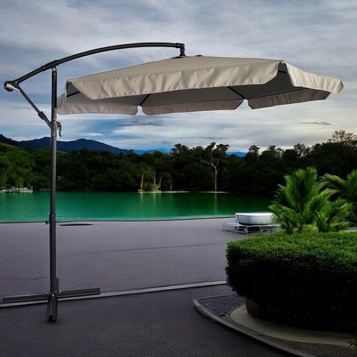 Парасоля садова з нахилом Ideal Garden YN7011 Світло-сірий