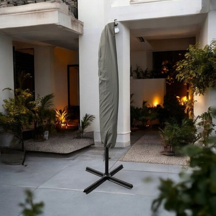 Зонт садовый с наклоном Ideal Garden YN7011 Светло-серый