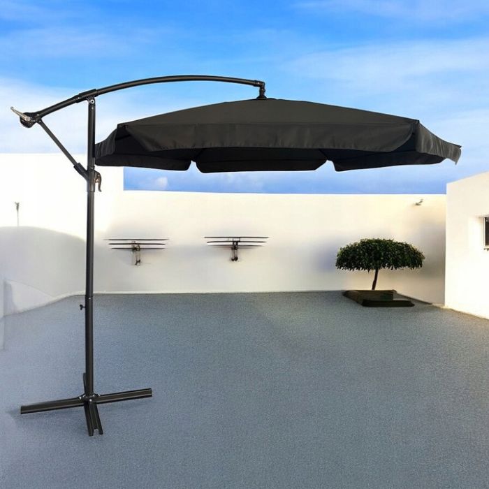 Зонт садовый с наклоном Ideal Garden YN7011 Графитовый