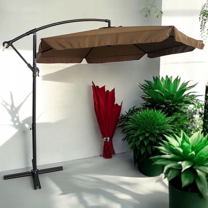 Зонт садовый с наклоном Ideal Garden YN7011 Коричневый