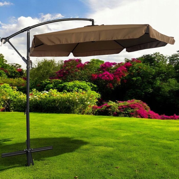 Зонт садовый с наклоном Ideal Garden YN7011 Коричневый