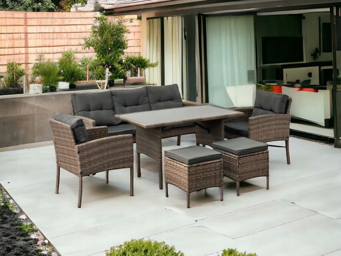 Комплект садових меблів IdealGarden SFS078 Світло-коричневий