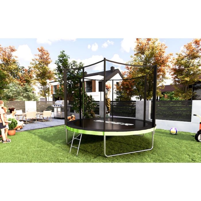 Батут із зовнішньою сіткою SIDER 8 FT 252 см