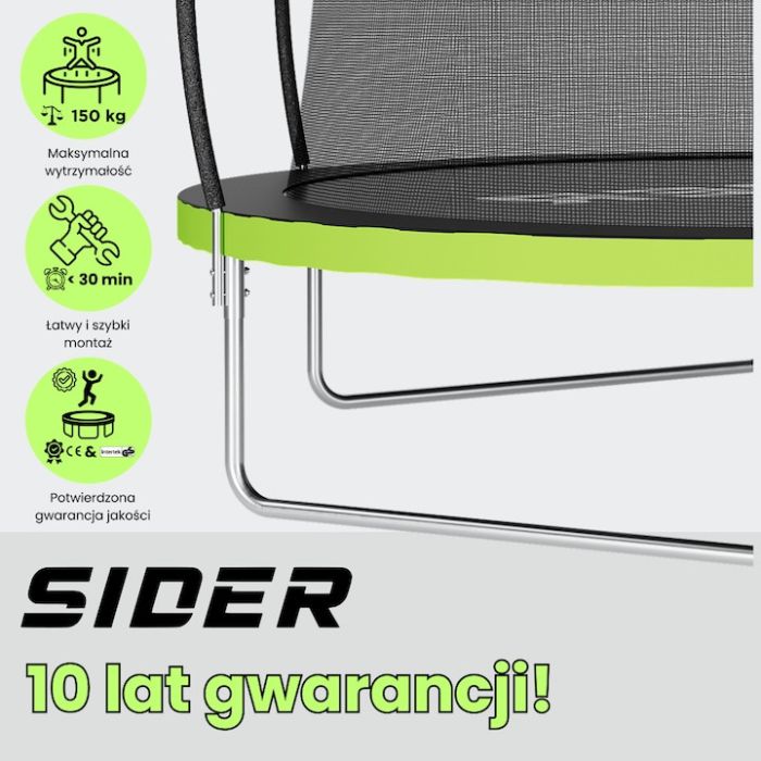 Батут із внутрішньою сіткою SIDER 10 FT 312 см