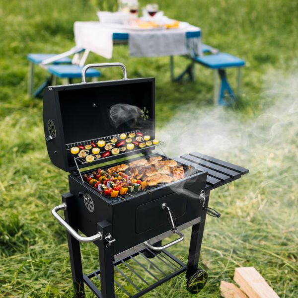 Садовый гриль с чугунной решеткой 4IQ Z006449